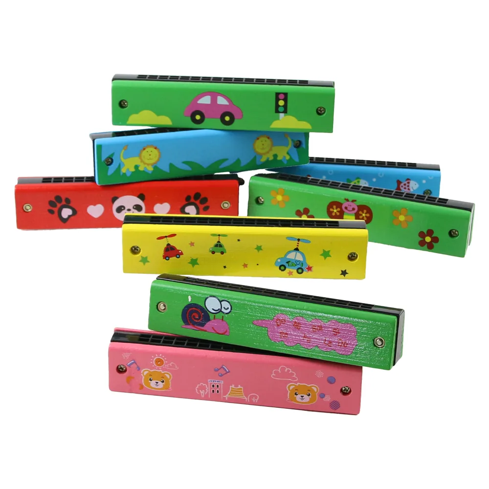 Muzicuta din lemn si plastic 13 x 2.5 cm
