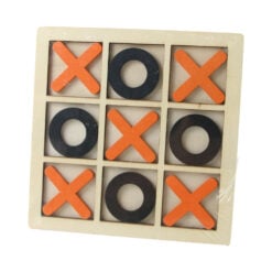 Joc din lemn Tic-Tac Toe 14.5 x 14.5 cm