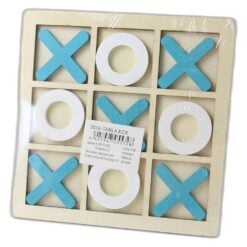 Joc din lemn Tic-Tac Toe 14.5 x 14.5 cm