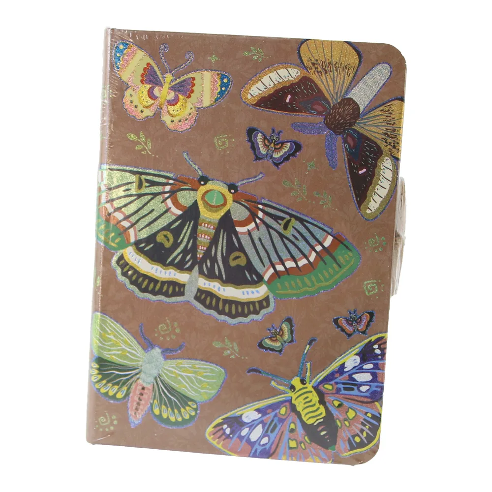 Agenda nedatata cu pagini liniate Fluturasi 10.5 x 14.5 cm