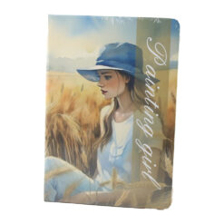 Agenda nedatata cu pagini liniate Painting Girl 14.5 x 21 cm