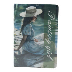 Agenda nedatata cu pagini liniate Painting Girl 14.5 x 21 cm