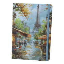 Agenda nedatata cu pagini liniate Aquarelle 14.5 x 20.5 cm