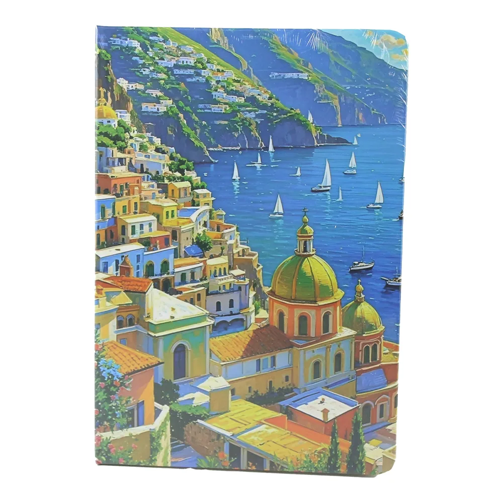 Agenda nedatata cu pagini liniate Aquarelle 14.5 x 20.5 cm
