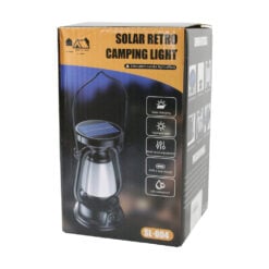 Felinar plastic cu lumanare LED solara 15 cm