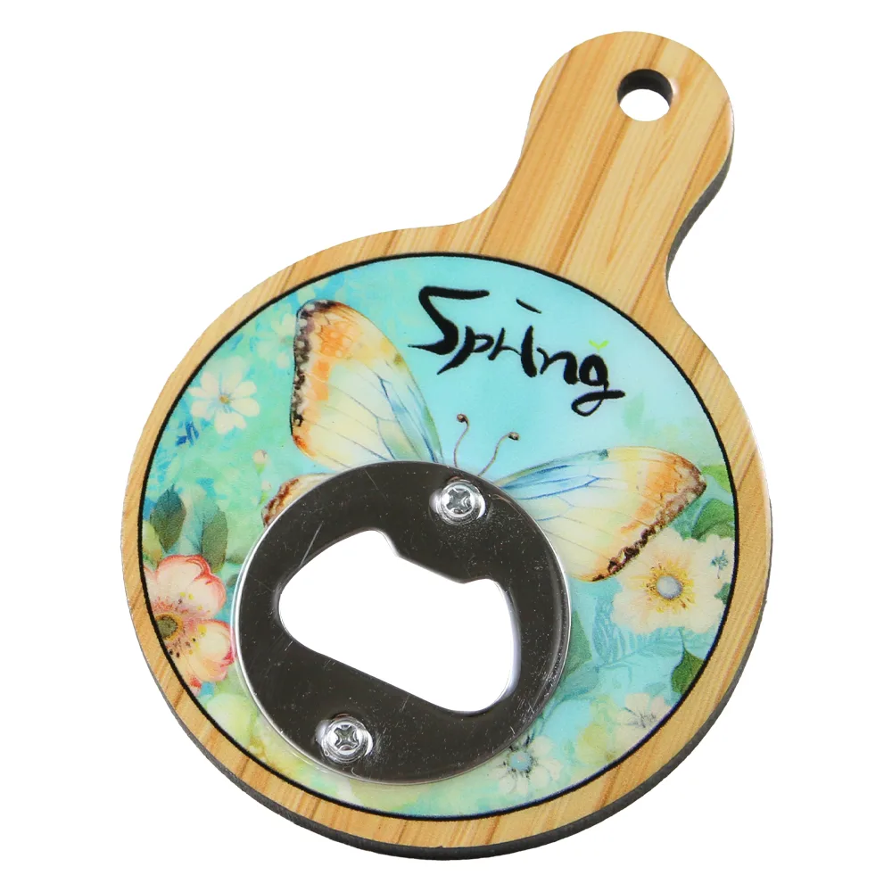 Desfacator de sticle din lemn cu magnet