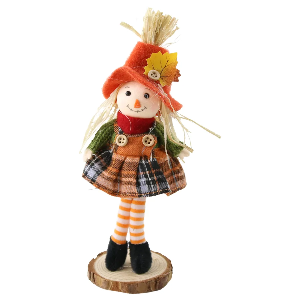 Figurina decorativa Sperietoare din textil 8 x 23 cm Figurina decorativa Sperietoare din textil 8 x 23 cm
