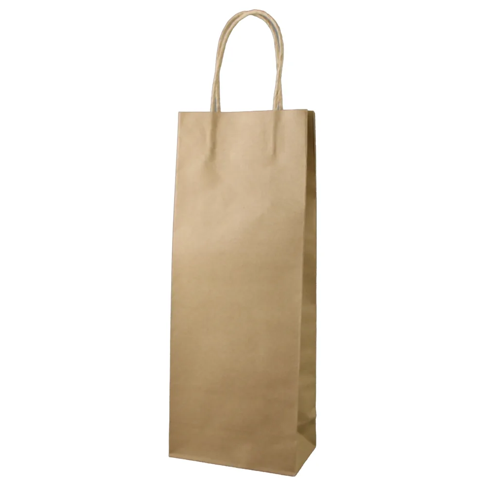 Punga cadou natur pentru bauturi 14 x 36 cm Punga cadou natur pentru bauturi 14 x 36 cm