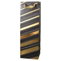 Punga cadou pentru bauturi din hartie 12 x 36 cm