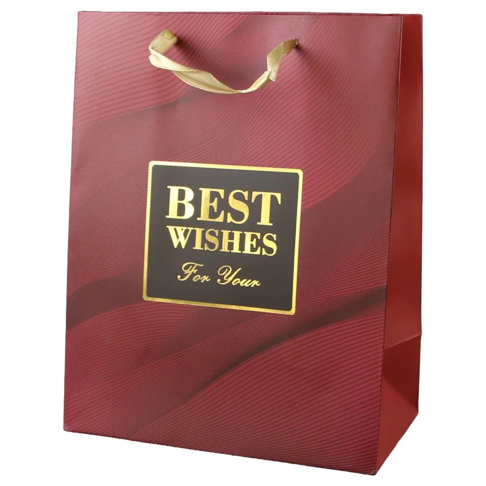 Punga cadou din hartie "Best Wishes " 18 x 23 cm