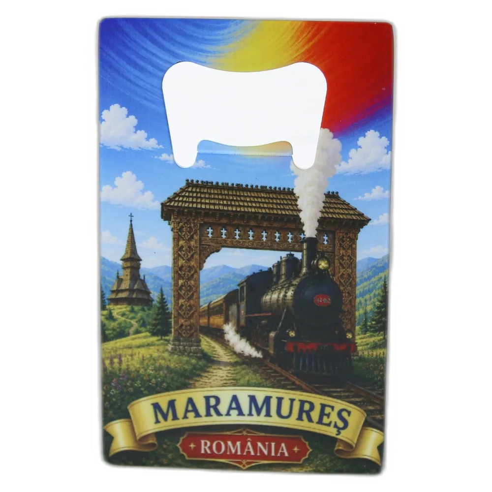 Desfacator de sticle metalic Mocanita din Maramures 5.5 x 8.5 cm