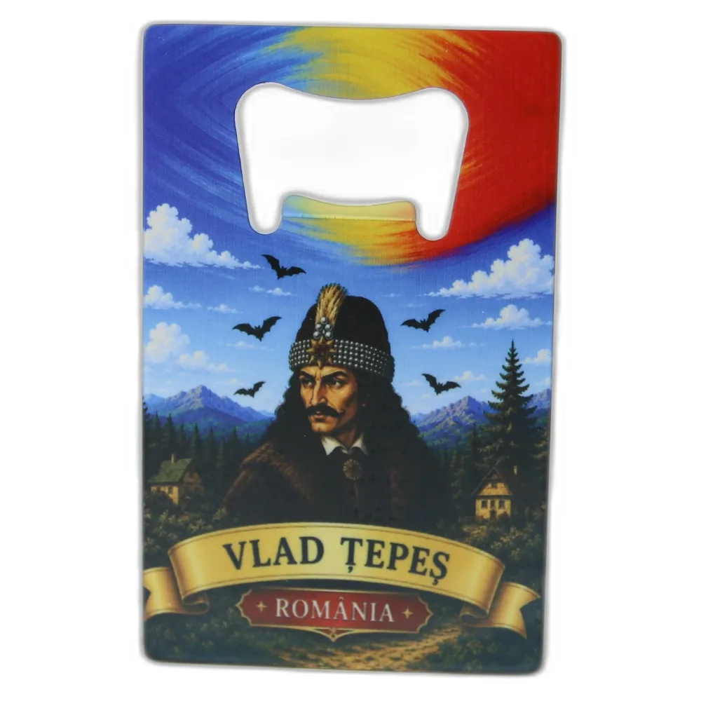 Desfacator de sticle metalic Vlad Tepes 5.5 x 8.5 cm