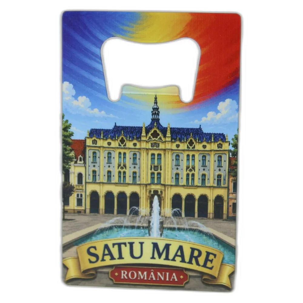 Desfacator de sticle metalic Satu Mare 5.5 x 8.5 cm