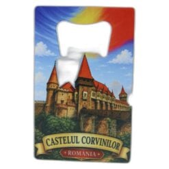 Desfacator de sticle metalic Castelul Corvinilor 5.5 x 8.5 cm