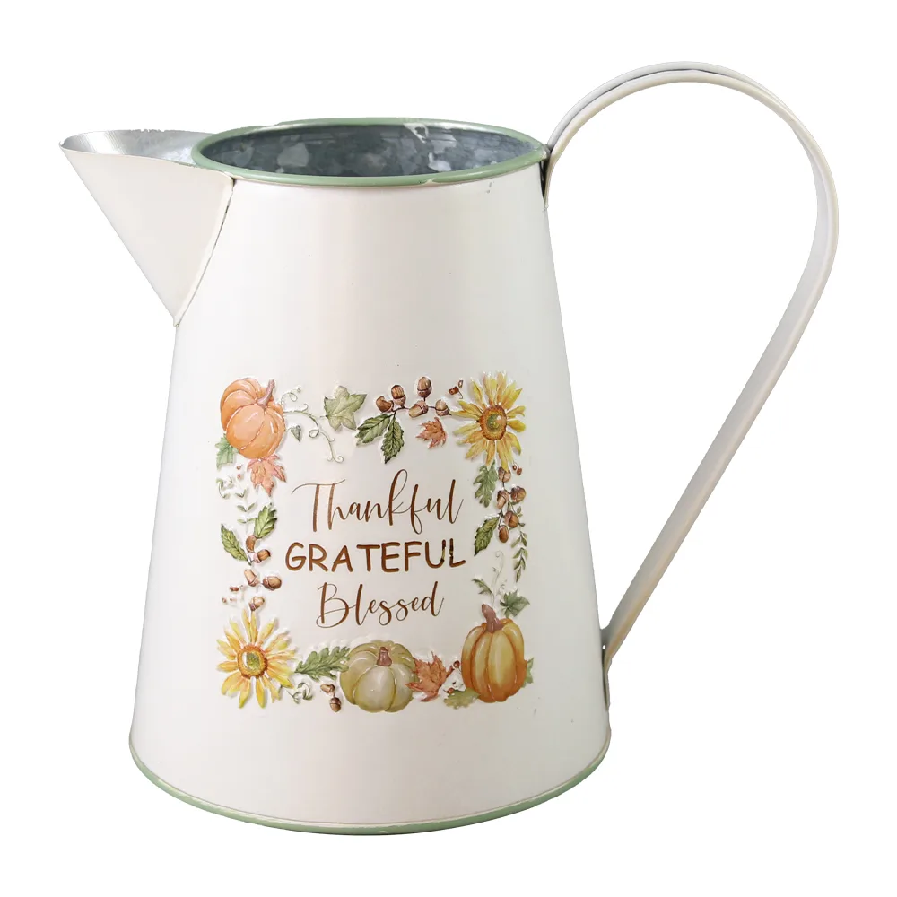 Cana decorativa din metal "Thankful