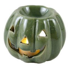 Candela aromaterapie din ceramica Dovleac 10 x 8 cm