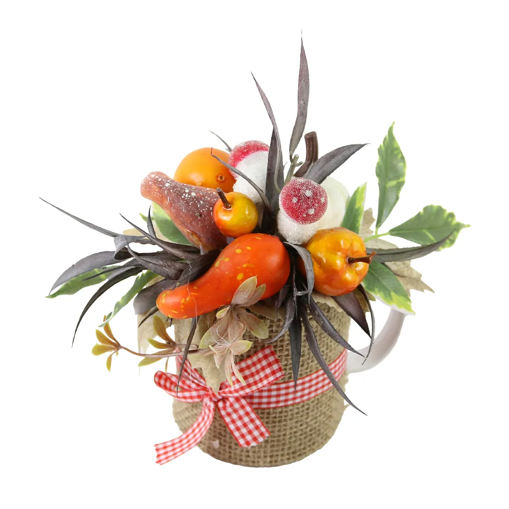 Aranjament de toamna in cana cu dovlecei 16 CM
