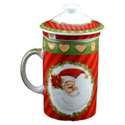 Cana de craciun cu capac realizata din ceramica - Design Craciun - Diferite modele