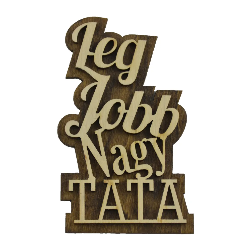 Decoratiune realizata din lemn cu magnet - Diverse modele cu mesaje