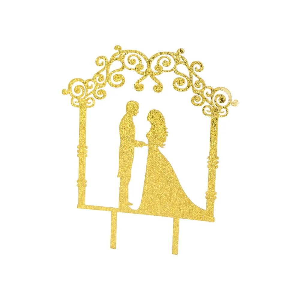 Ornament tort pentru nunta din acril 13.5 x 17.5 cm Ornament tort pentru nunta din acril 13.5 x 17.5 cm