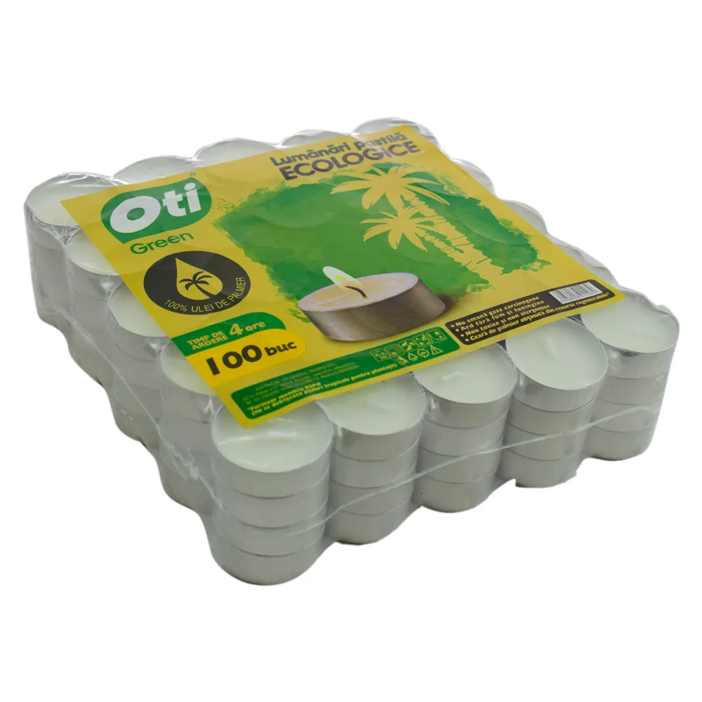 Set 100 de lumanari tip pastila