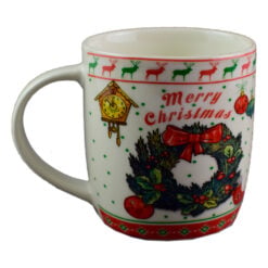 Cana de craciun realizata din ceramica - Design Craciun si inscriptia