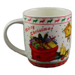 Cana de craciun realizata din ceramica - Design Craciun si inscriptia