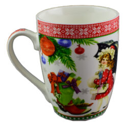 Cana de craciun realizata din ceramica - Design Craciun - Diverse modele (Model 2)