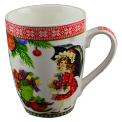 Cana de craciun realizata din ceramica - Design Craciun - Diverse modele (Model 2)