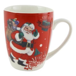 Cana ceramica de Craciun "Merry Christmas!"