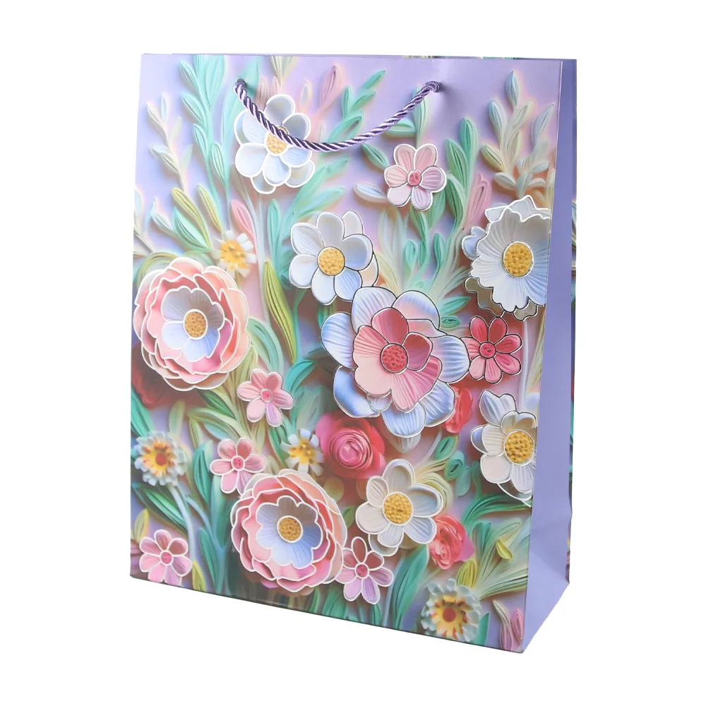 cu flori colorate 3D