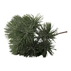 Pick creanga decorativa de brad cu glitter 25 cm