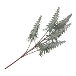 Creanga decorativa de brad inzapezita 55 cm