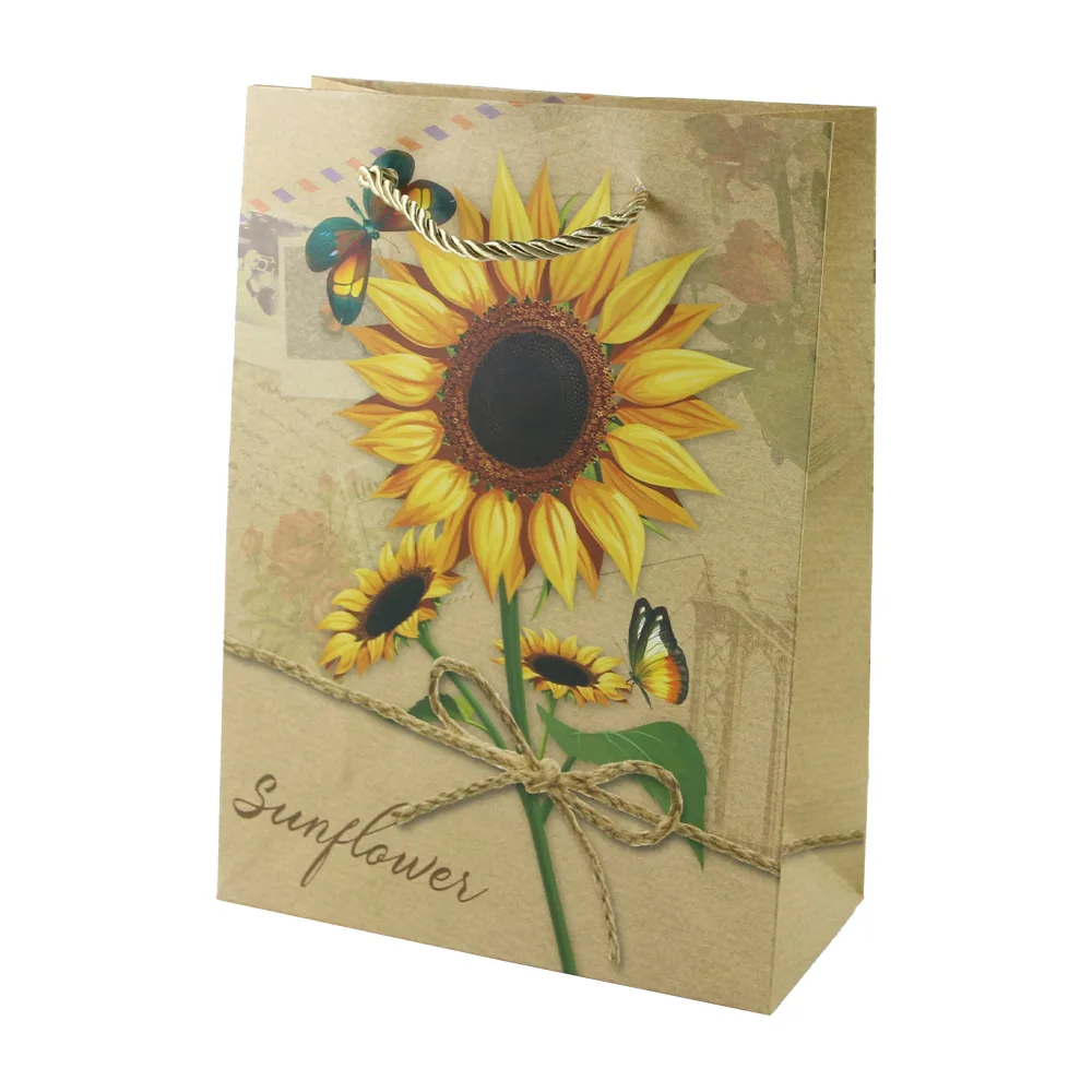 Punga cadou din hartie Sunflower 31 x 40 cm Punga cadou din hartie Sunflower 31 x 40 cm