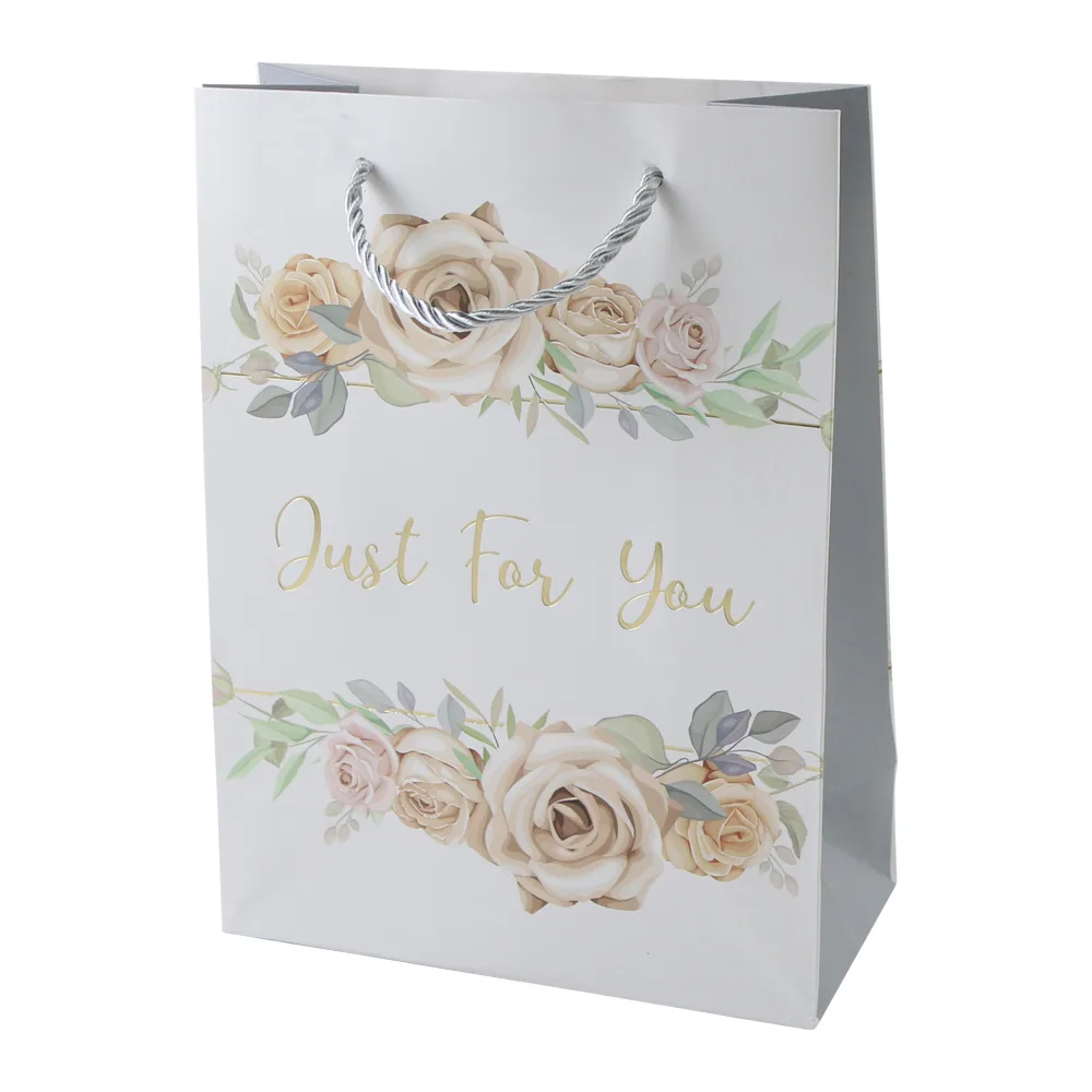 Punga cadou din hartie "Just for you" 18 x 24 cm