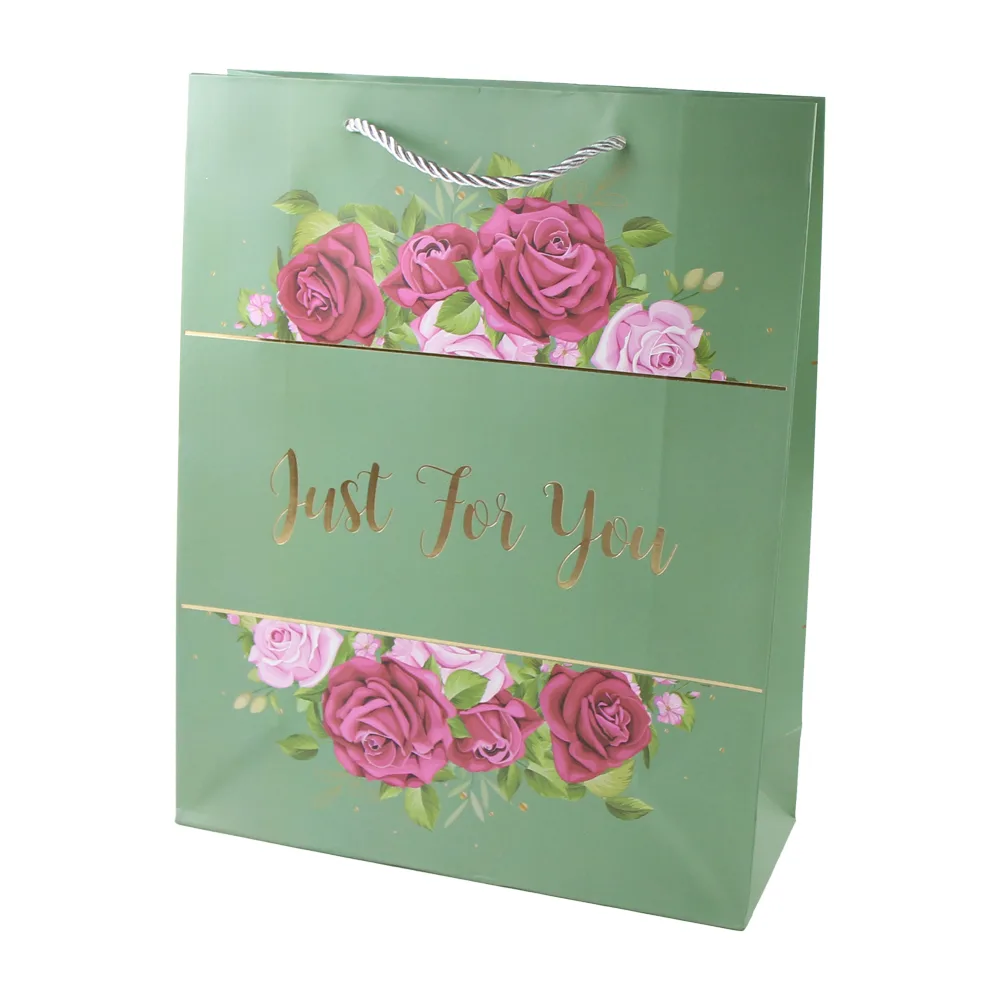 Punga cadou din hartie "Just for you" 26 x 32 cm