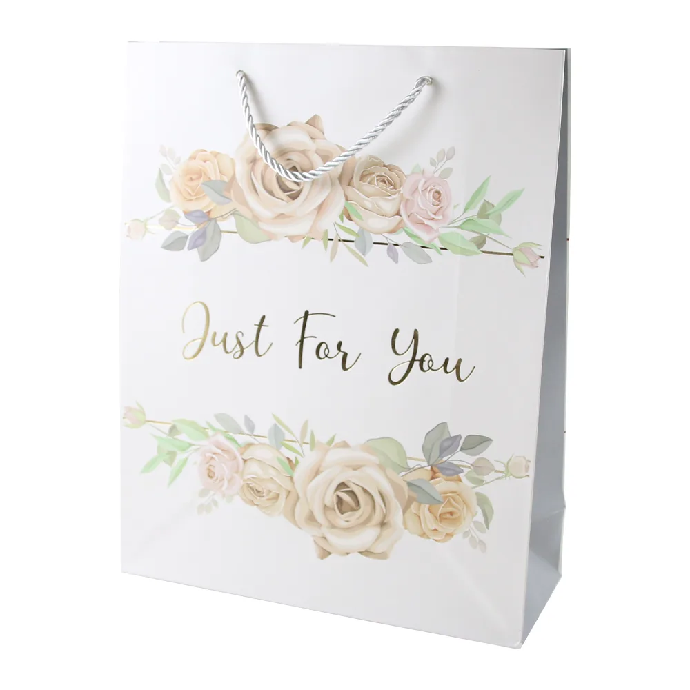 Punga cadou din hartie "Just for you" 26 x 32 cm