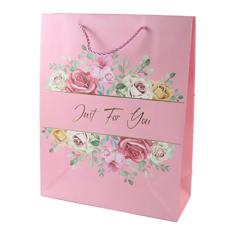 Punga cadou din hartie "Just for you" 31 x 40 cm