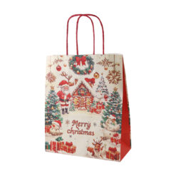 Punga cadou de Craciun din hartie 22x27 cm