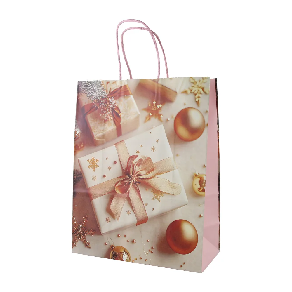 Punga cadou de Craciun din hartie 31x42 cm