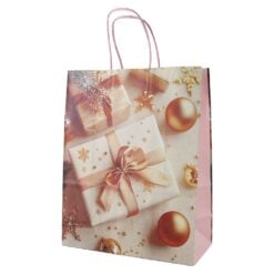 Punga cadou de Craciun din hartie 31x42 cm