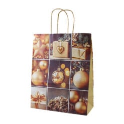 Punga cadou de Craciun din hartie 31x42 cm