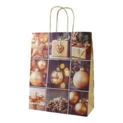 Punga cadou de Craciun din hartie 31x42 cm