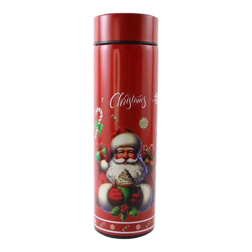 Termos de Craciun 450 ml cu afisaj digital si filtru