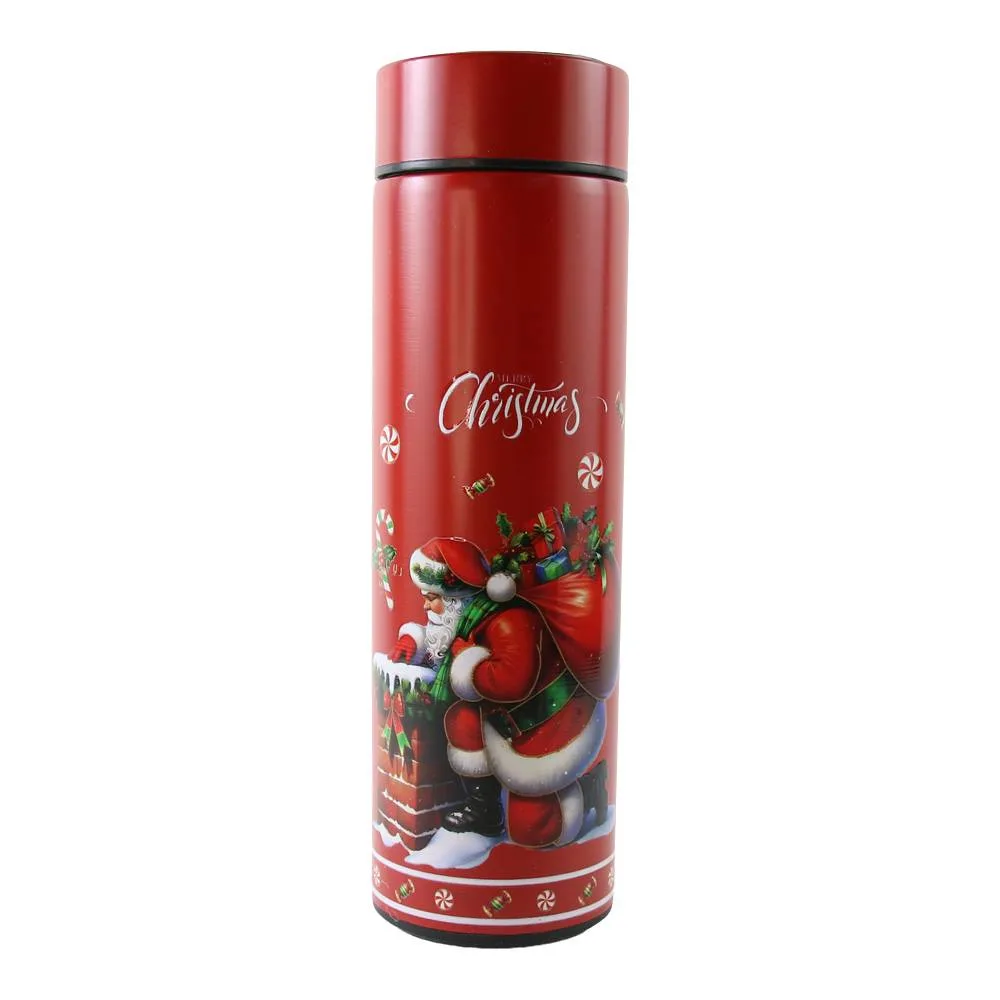 Termos de Craciun 450 ml cu afisaj digital si filtru