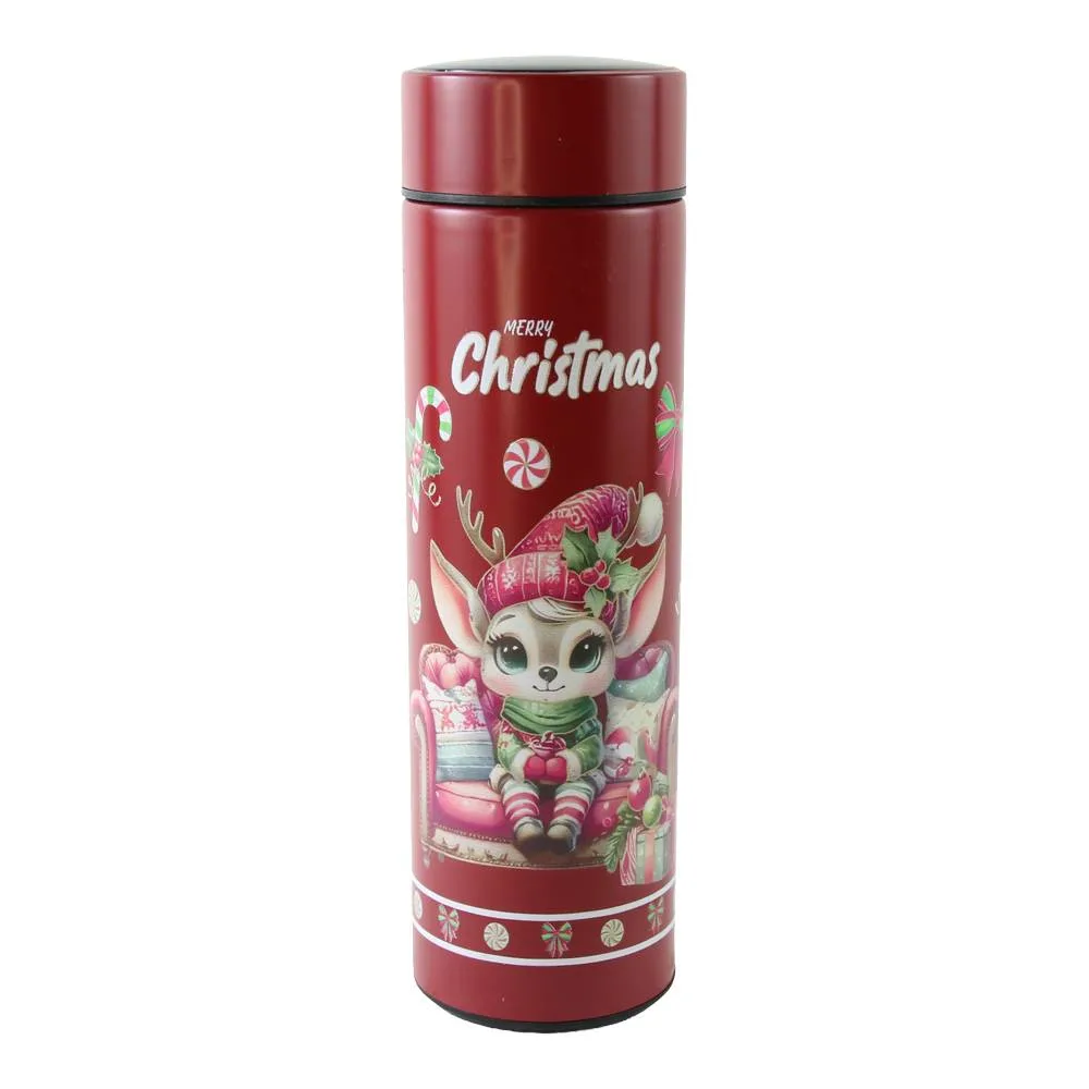 Termos de Craciun 450 ml cu afisaj digital si filtru