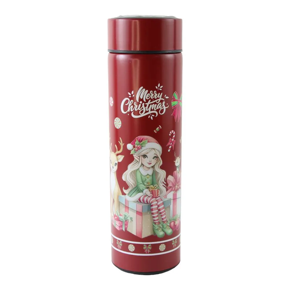 Termos de Craciun 450 ml cu afisaj digital si filtru