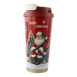 Pahar termos de Craciun 450 ml cu capac
