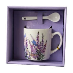 Cana din ceramica cu lingurita