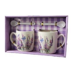 Set 2 cani din ceramica cu lingurite